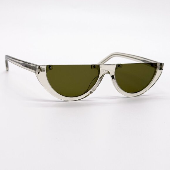 NEW SAINT LAURENT SL 563 003  WOMEN CLEAR GREEN SUNGLASSES SAINT LAURENT SL563 - Picture 6 of 11